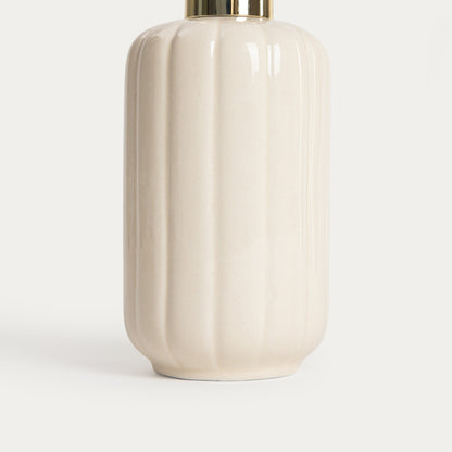 MELIDA Ceramic Soap Dispenser 7.5x7.5x18.5 cm