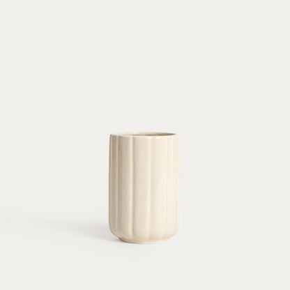 MELIDA Ceramic Bathroom Mug - Durable & Minimalist Design