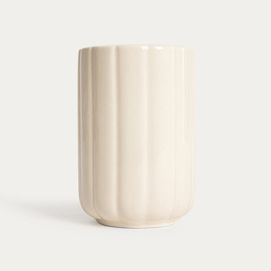 MELIDA Ceramic Bathroom Mug - Durable & Minimalist Design