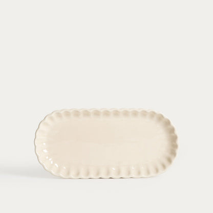 Melida Ceramic Bathroom Tray - Compact & Durable Organizer
