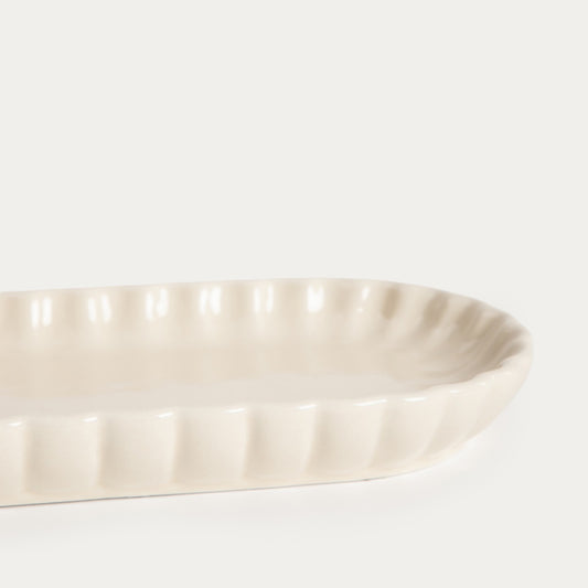 Melida Ceramic Bathroom Tray - Compact & Durable Organizer