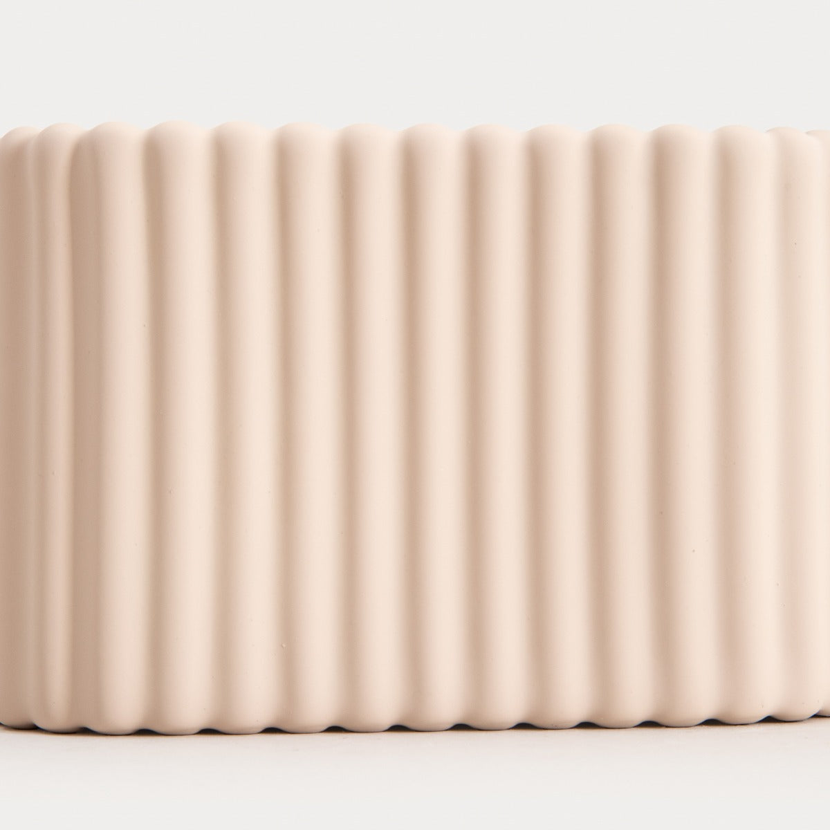 SOLVANI Beige Bathroom Mug - Stoneware Toothbrush Holder