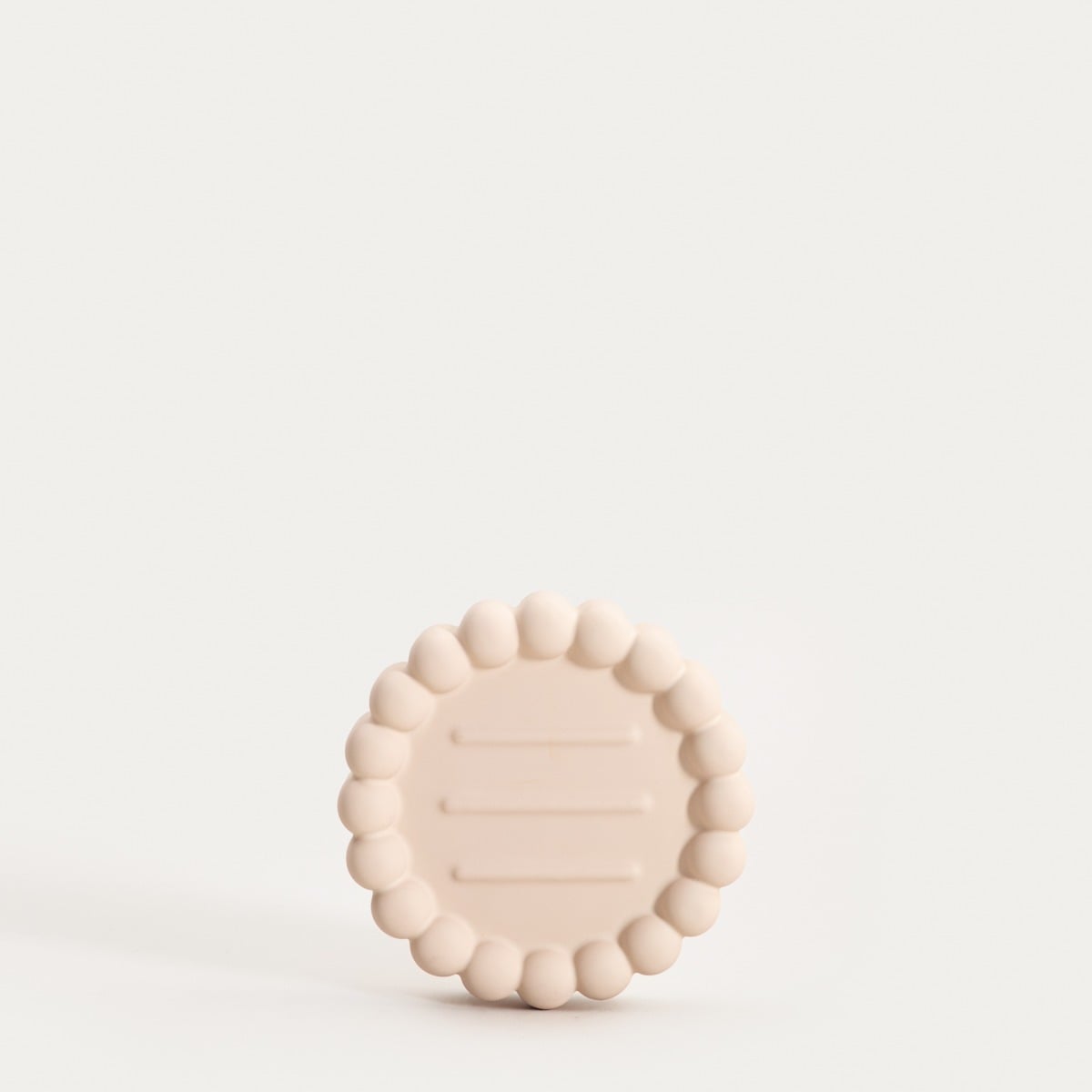SOLVANI Beige Soap Dish 12x12x3 cm