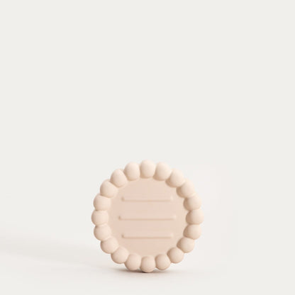 SOLVANI Beige Soap Dish 12x12x3 cm