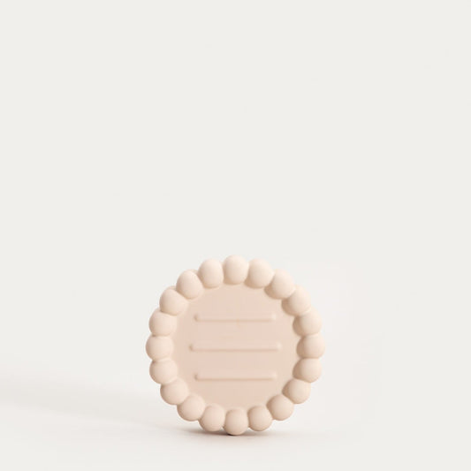 SOLVANI Beige Soap Dish 12x12x3 cm