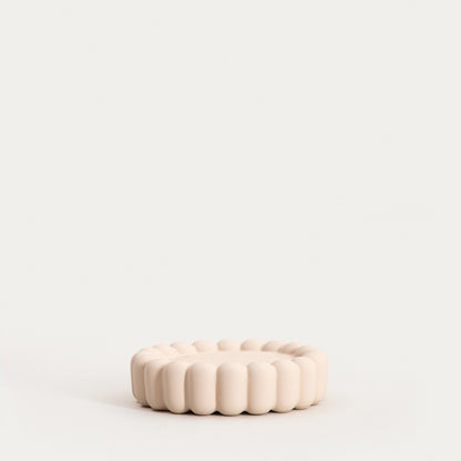 SOLVANI Beige Soap Dish 12x12x3 cm
