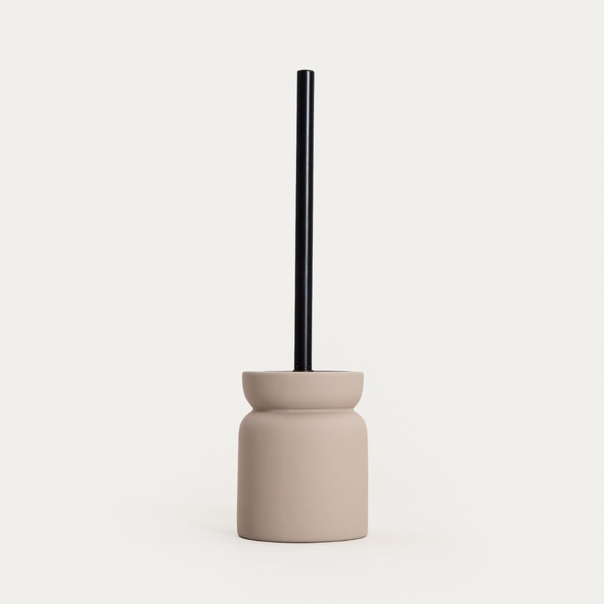 WC brush ELVIA Taupe Toilet Brush - Durable Bathroom Cleaning Tool