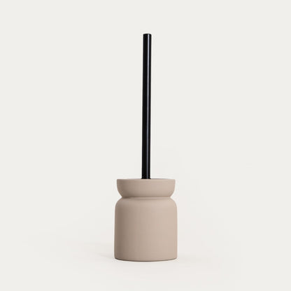 WC brush ELVIA Taupe Toilet Brush - Durable Bathroom Cleaning Tool