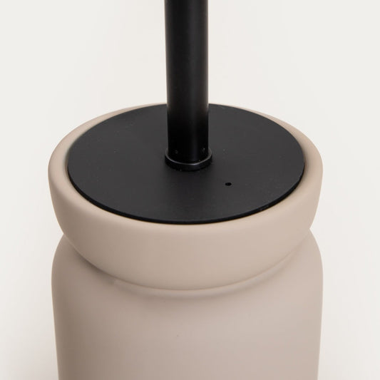 WC brush ELVIA Taupe Toilet Brush - Durable Bathroom Cleaning Tool