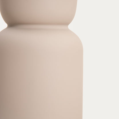 ELVIA Taupe Soap Dispenser 7.2x7.2x17.5 cm