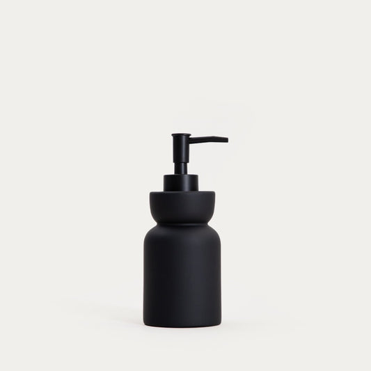 ELVIA Black Soap Dispenser - 0.8L Capacity