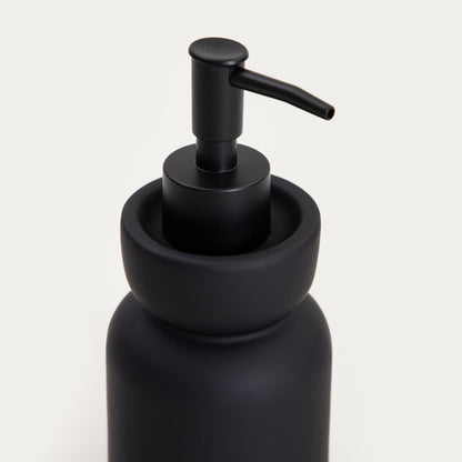 ELVIA Black Soap Dispenser - 0.8L Capacity