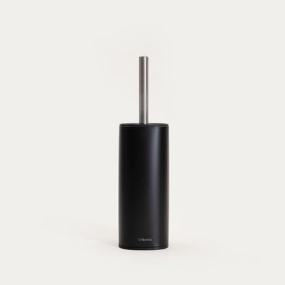 WC brush LINEA MAT Black Toilet Brush with Closed Container