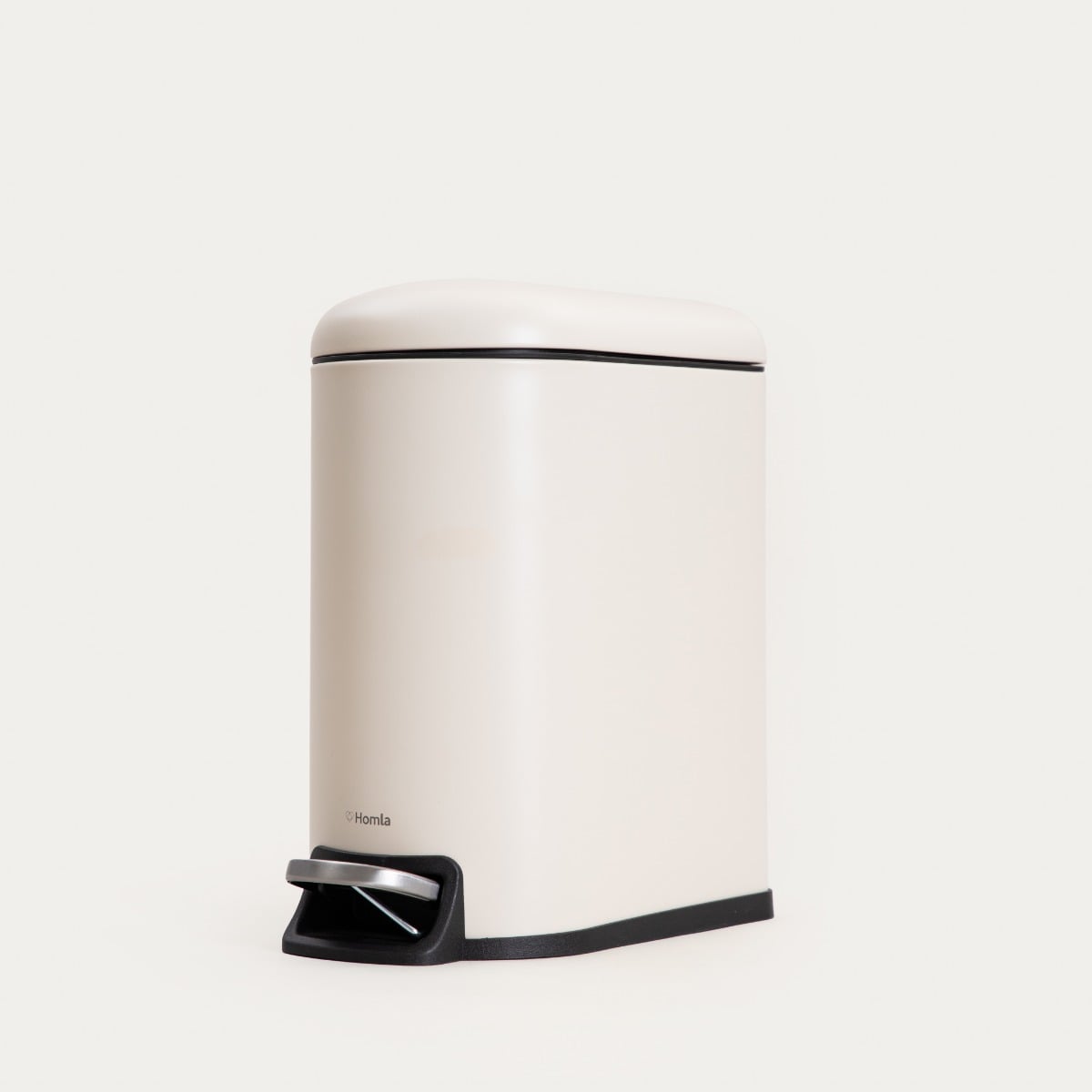 LINEA MAT Bathroom Hamper Beige - Compact & Hygienic