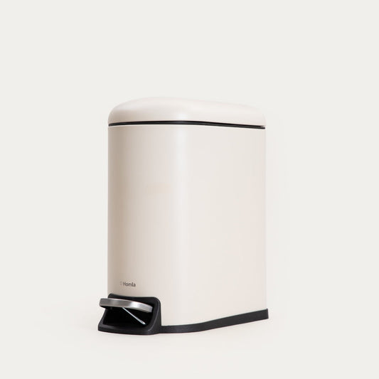 LINEA MAT Bathroom Hamper Beige - Compact & Hygienic