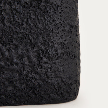 VOLCANO Black Bathroom Mug - Durable & Stylish Organizer
