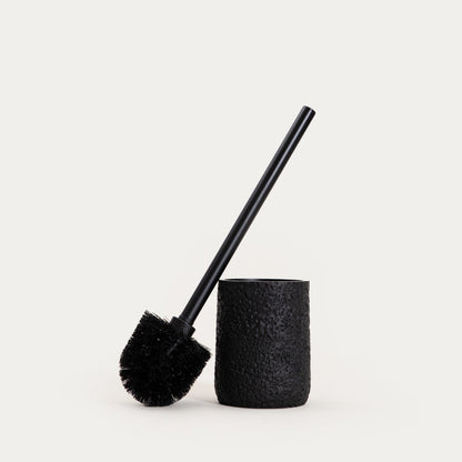 WC brush VOLCANO Black Toilet Brush with Stable Polyresin Base