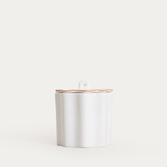 MUSSEL Ceramic Storage Box for Cotton Wools