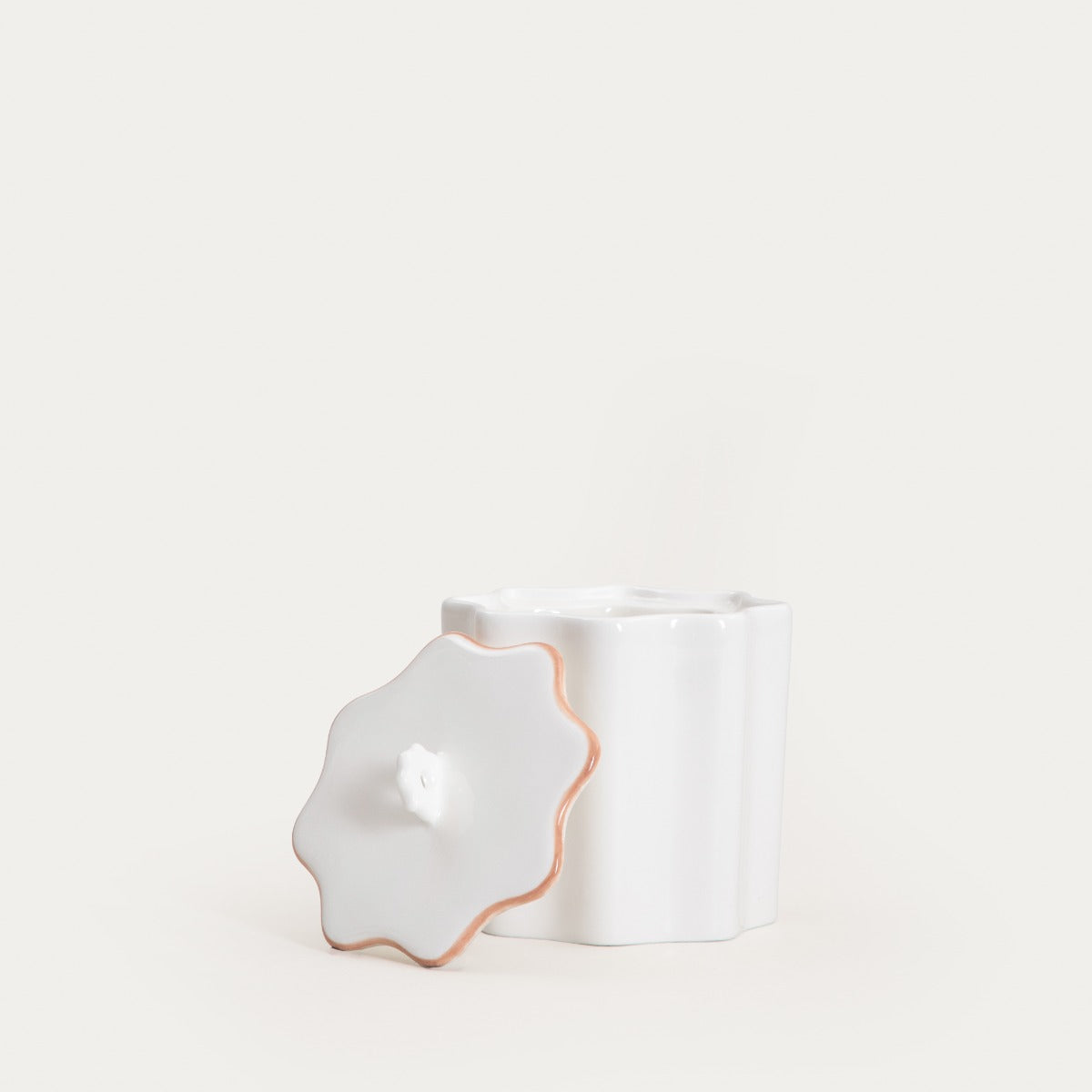MUSSEL Ceramic Storage Box for Cotton Wools