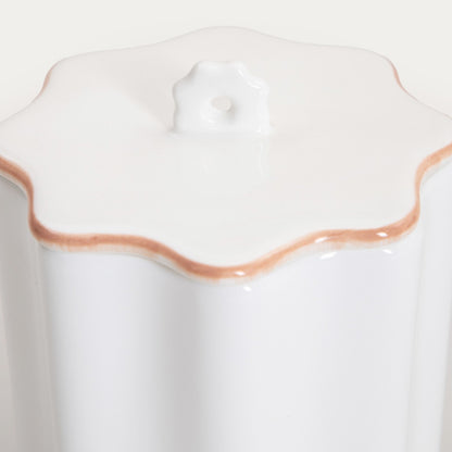 MUSSEL Ceramic Storage Box for Cotton Wools