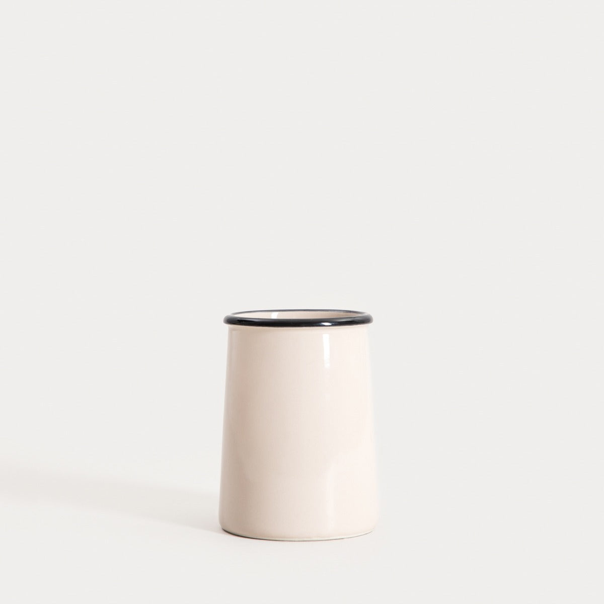 CHLOE Ceramic Bathroom Mug - Compact Toothbrush Holder