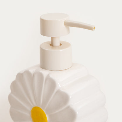 DAISY Ceramic Soap Dispenser for Bathroom and Kitchen