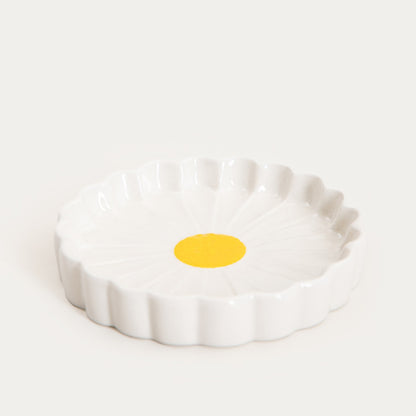 DAISY Ceramic Soap Dish - Compact Durable Stoneware Holder