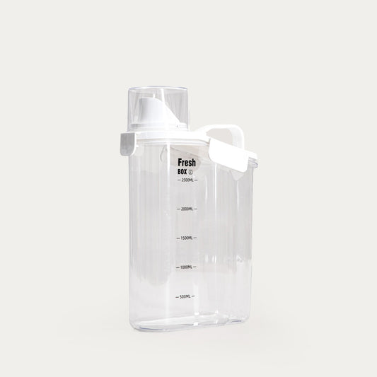 VELVO Container for Washing Powder with Dispenser and Leak-Proof Lid