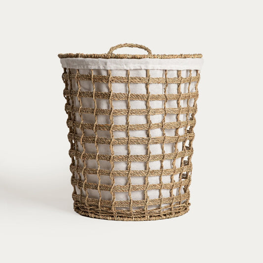 DENAHI Seagrass Laundry Basket 36x43x47 cm