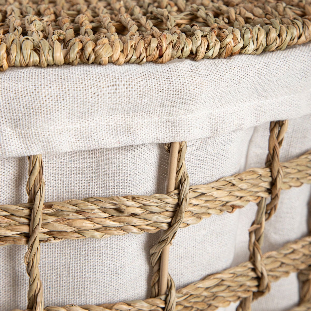 DENAHI Seagrass Laundry Basket 36x43x47 cm