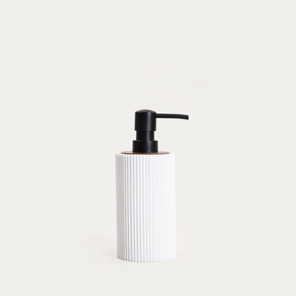 ARWYN Soap Dispenser with Acacia Element