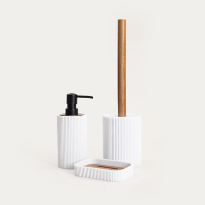 ARWYN Soap Dispenser with Acacia Element