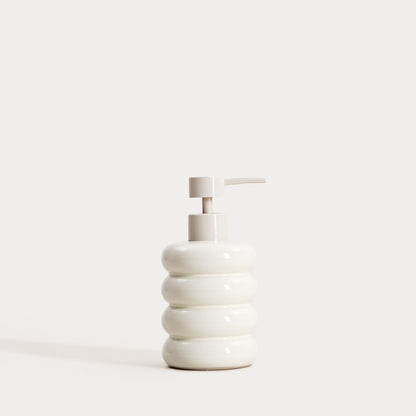 BUBBLY Ceramic Soap Dispenser 8x15.5 cm