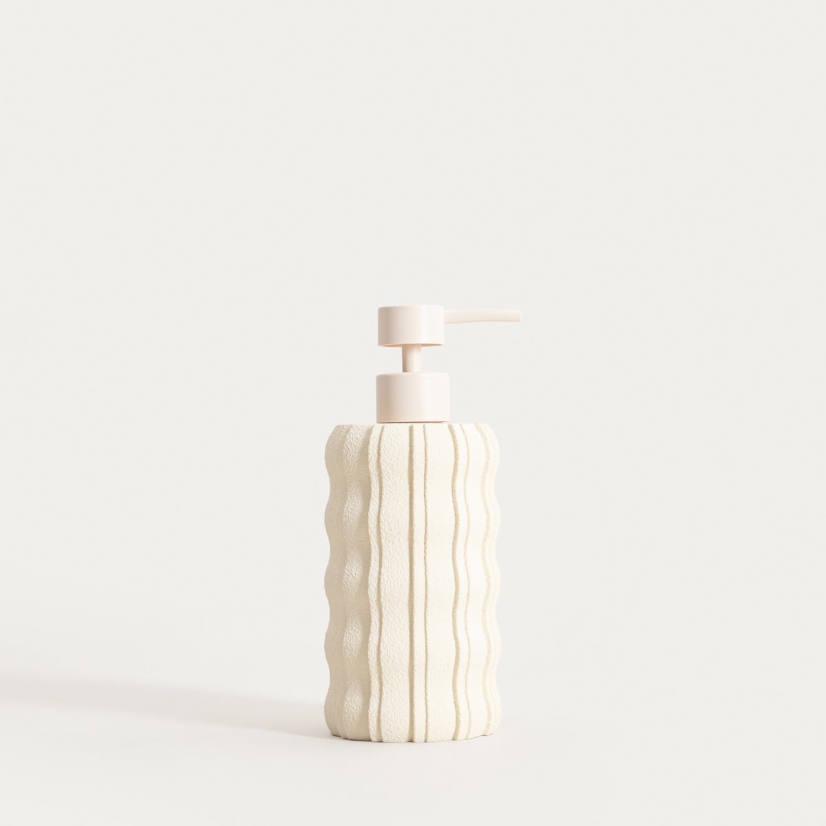 LUVIA Beige Soap Dispenser 7.5x19 cm
