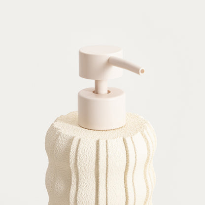 LUVIA Beige Soap Dispenser 7.5x19 cm