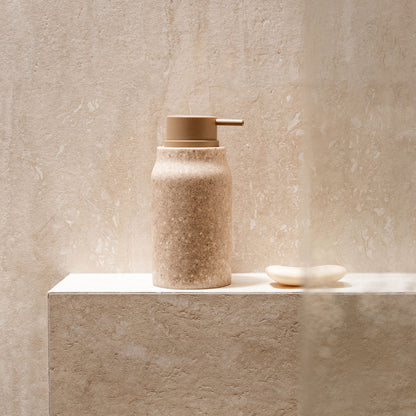 LORELEI Taupe Soap Dispenser - Minimalist Bathroom Accessory
