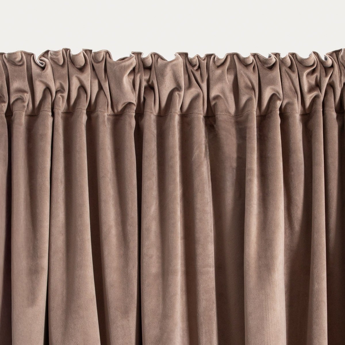 Set of 2 pieces Set of 2 Cappuccino Welvester Blackout Curtains 140x250 cm