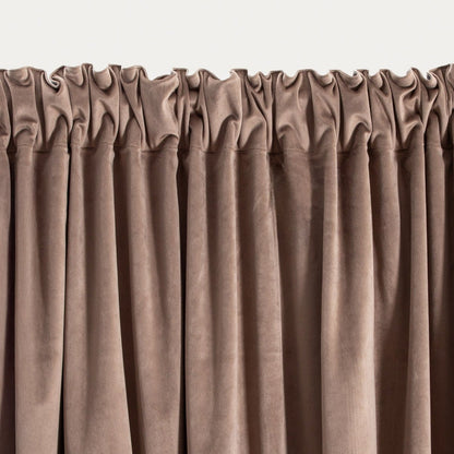 Set of 2 pieces Set of 2 Cappuccino Welvester Blackout Curtains 140x250 cm