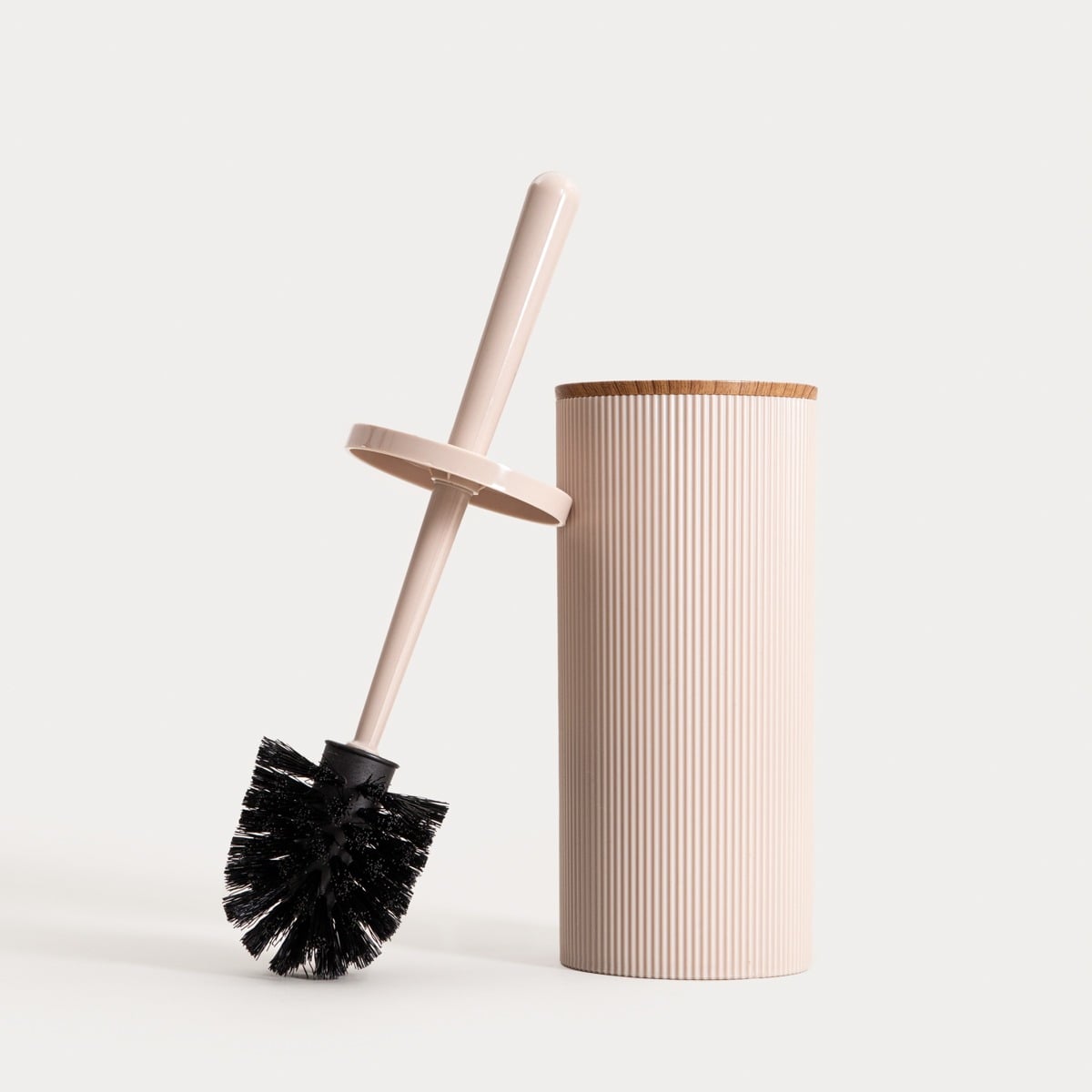 WC brush DIALL Beige Toilet Brush with Container 10.5x10.5x33.5 cm