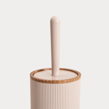 WC brush DIALL Beige Toilet Brush with Container 10.5x10.5x33.5 cm