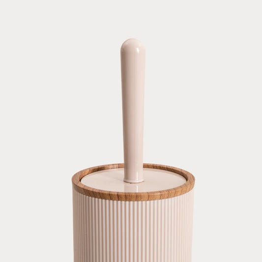 WC brush DIALL Beige Toilet Brush with Container 10.5x10.5x33.5 cm