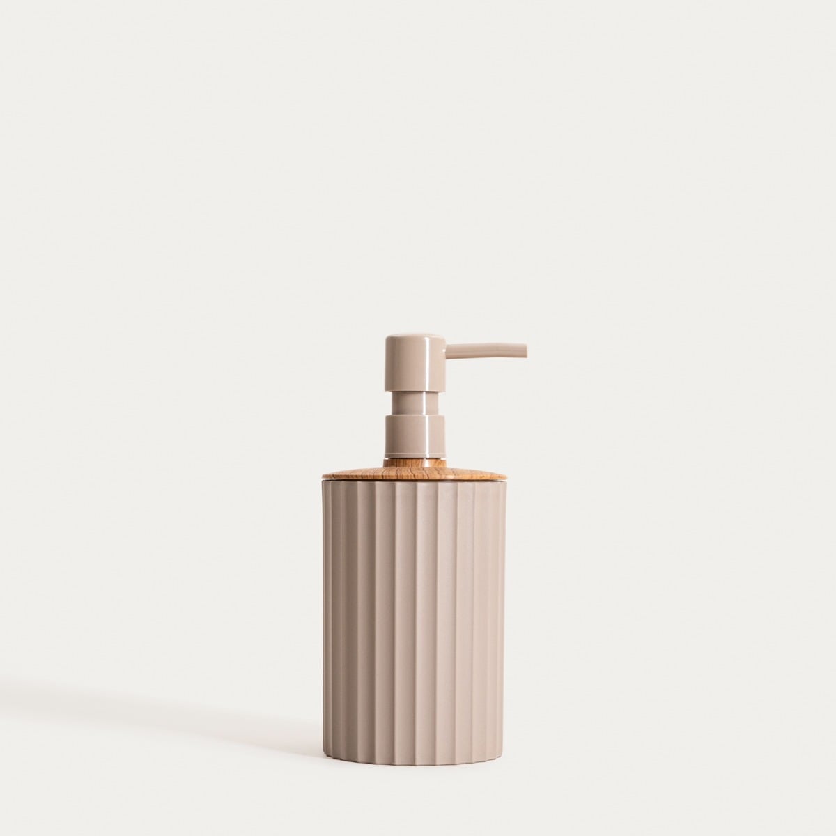 COLOSEUM Taupe Soap Dispenser 7.8x7.8x18.5 cm