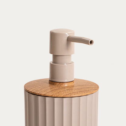 COLOSEUM Taupe Soap Dispenser 7.8x7.8x18.5 cm