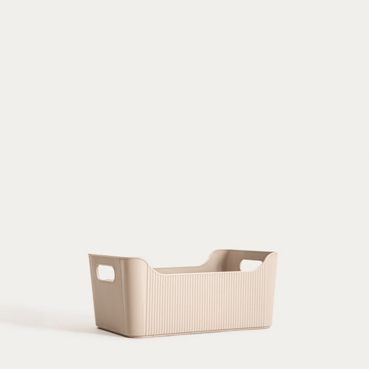 Set of organisers Set of 2 Beige Organisers for Bathroom and Kitchen Storage