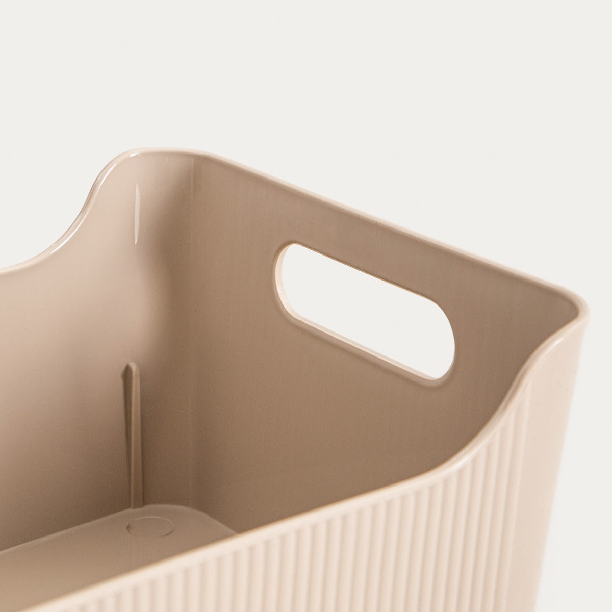 Set of organisers Set of 2 Beige Organisers for Bathroom and Kitchen Storage
