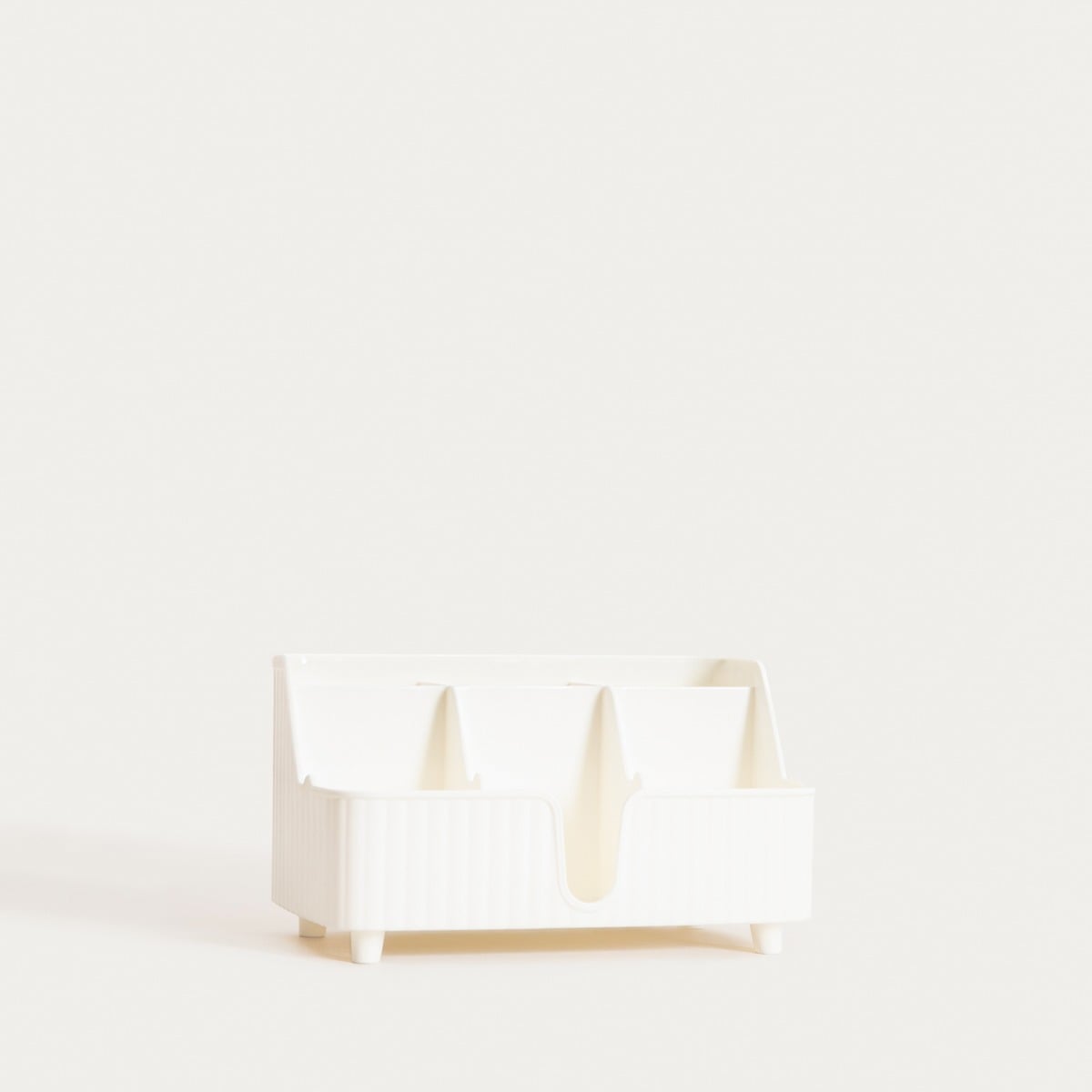 DIALL White Organiser for Cosmetics and Bathroom Accessories