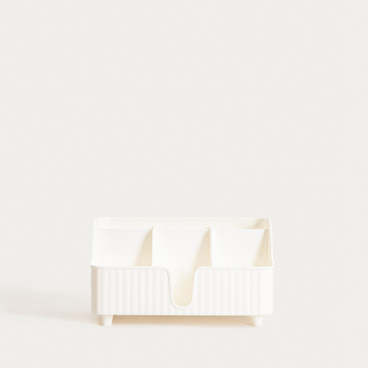 DIALL White Organiser for Cosmetics and Bathroom Accessories