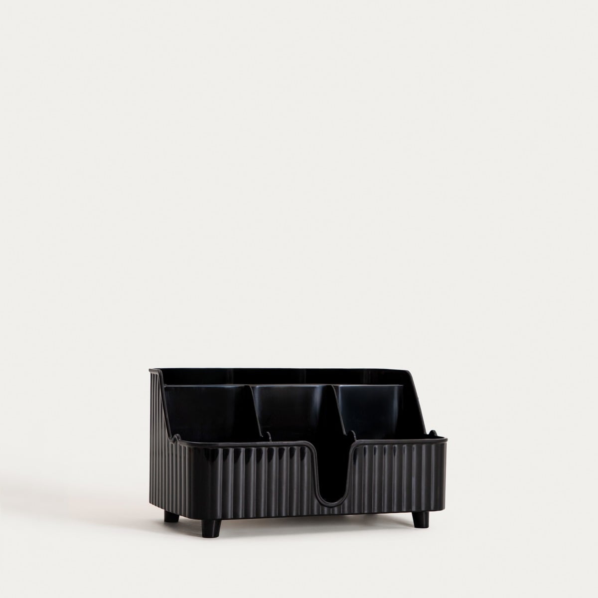 DIALL Black Organiser for Cosmetics and Bathroom Accessories