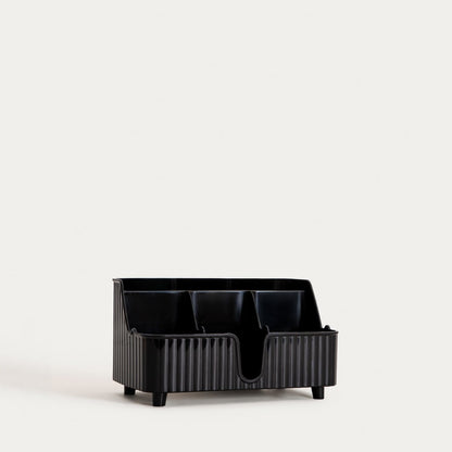 DIALL Black Organiser for Cosmetics and Bathroom Accessories