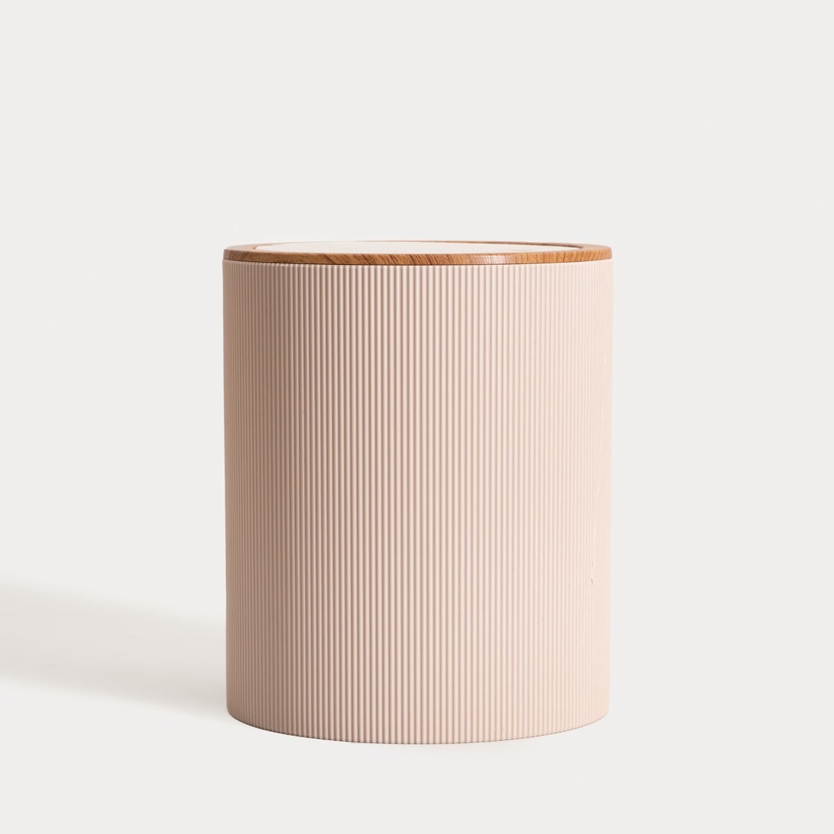 DIALL Beige Bathroom Hamper 20x20x24cm Compact Design